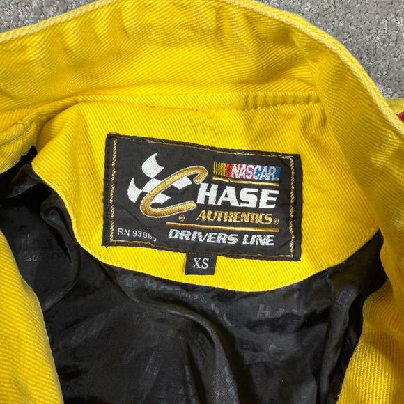 Chase Drivers Line Juicy Fruit Sponsor NASCAR Stitched Patch Jacket Kids Sz XS - Picture 2 of 10